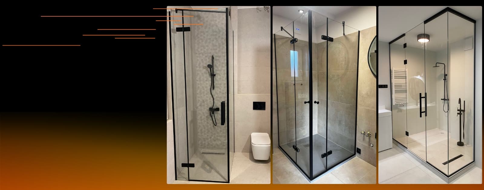 Egyedi zuhanykabin háttér