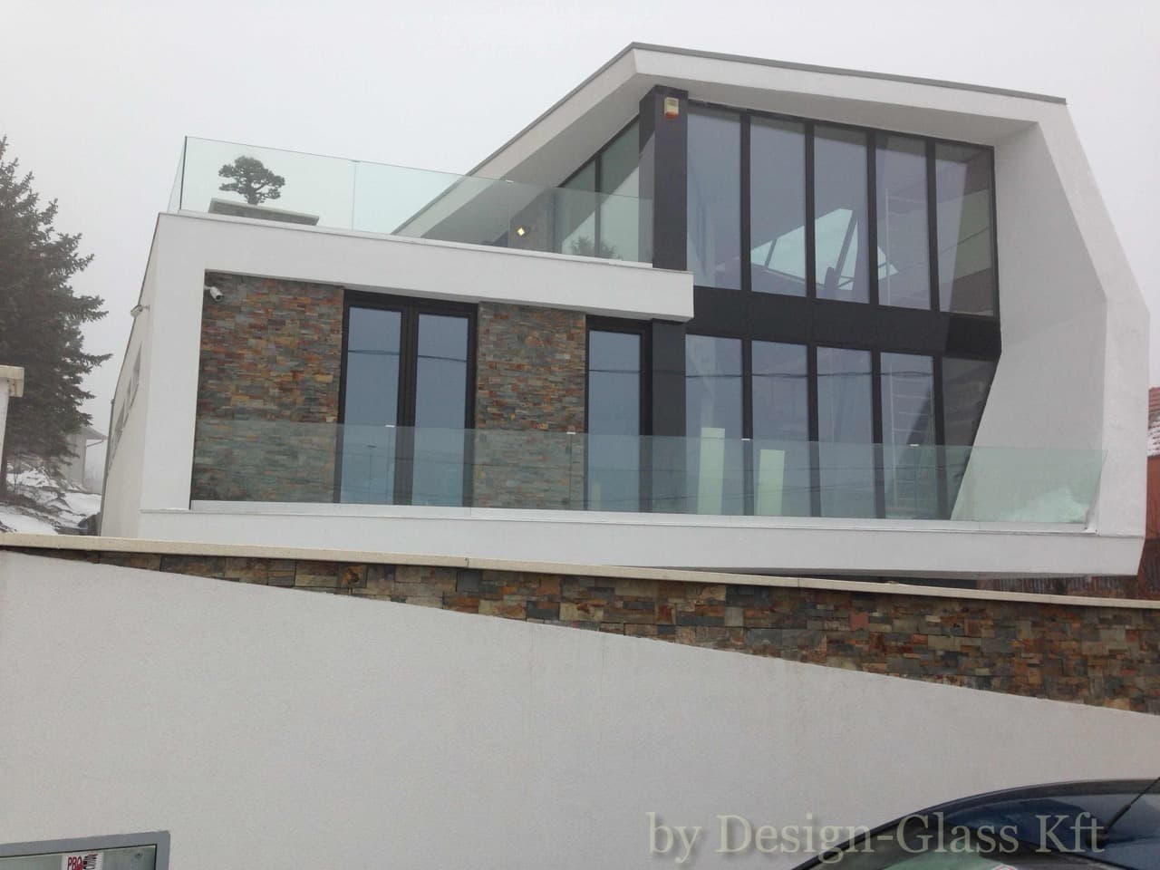 Üvegkorlát galéria referencia 3